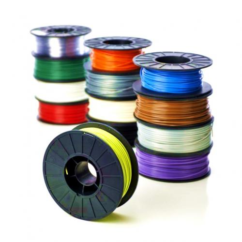 PLA plastic 3mm for 3D printers. 1000g. [Yellow]